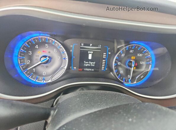 2C4RC1DG3MR525819 2021 CHRYSLER VOYAGER Серебряный Вид щитка приборов