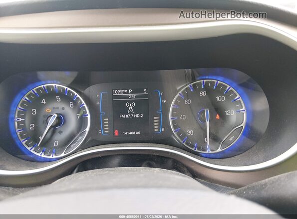 2C4RC1DG4HR512986 2017 CHRYSLER PACIFICA Gray Հետևի նստատեղերի տեսք