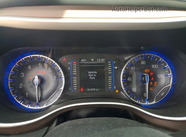 2C4RC1DG4HR835628 2017 CHRYSLER PACIFICA Черный Вид щитка приборов