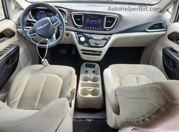 2C4RC1DG6HR536710 2017 CHRYSLER PACIFICA Tan წინა პანელის ხედი