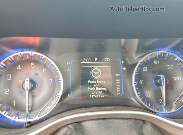 2C4RC1DG7MR549833 2021 CHRYSLER VOYAGER Gray Instrument cluster view