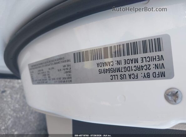 2C4RC1DG7MR564915 2021 CHRYSLER VOYAGER White ძრავის განყოფილების ხედი