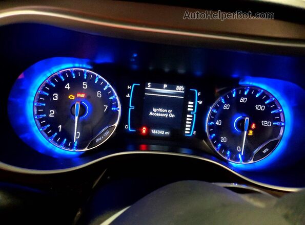 2C4RC1DG8HR522212 2017 CHRYSLER PACIFICA Blue Instrument cluster view