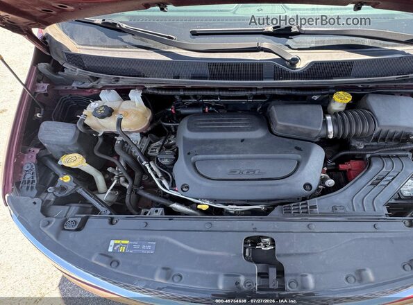 2C4RC1DG9MR512928 2021 CHRYSLER VOYAGER Red Rear view
