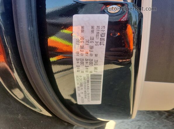 2C4RC1DGXHR609514 2017 CHRYSLER PACIFICA Black VIN კოდის სტიკერის ხედი