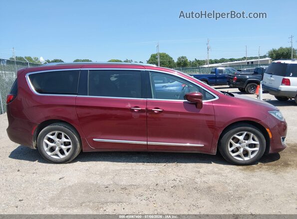 2C4RC1EG0HR796311 2017 CHRYSLER PACIFICA Burgundy ხელსაწყოთა პანელის ხედი
