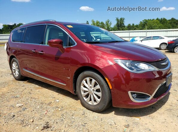 2C4RC1EG0JR139269 2018 CHRYSLER PACIFICA Бордовый Передняя правая четверть