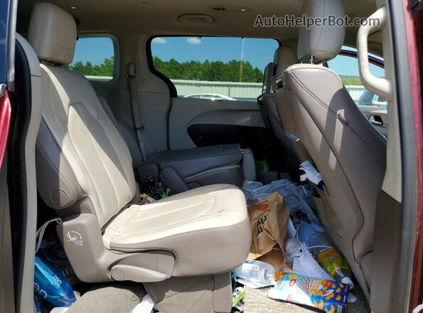 2C4RC1EG0JR139269 2018 CHRYSLER PACIFICA Бордовый Вид задней части салона