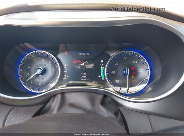 2C4RC1EG0JR321411 2018 CHRYSLER PACIFICA Gold Հետևի նստատեղերի տեսք