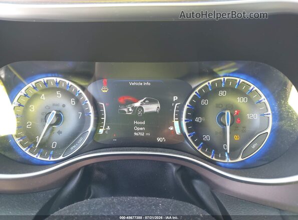 2C4RC1EG1HR512166 2017 CHRYSLER PACIFICA White უკანა სავარძლების ხედი