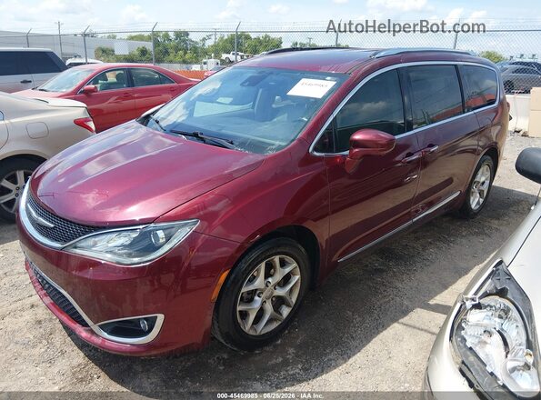 2C4RC1EG1HR593525 2017 CHRYSLER PACIFICA Maroon Przód lewy
