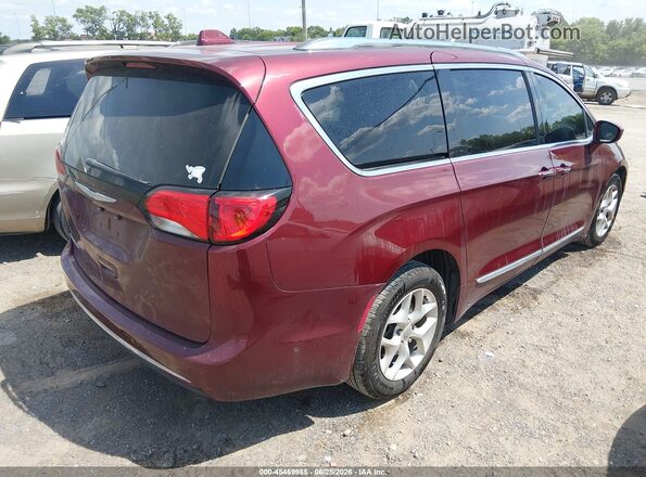 2C4RC1EG1HR593525 2017 CHRYSLER PACIFICA Maroon Tył prawy