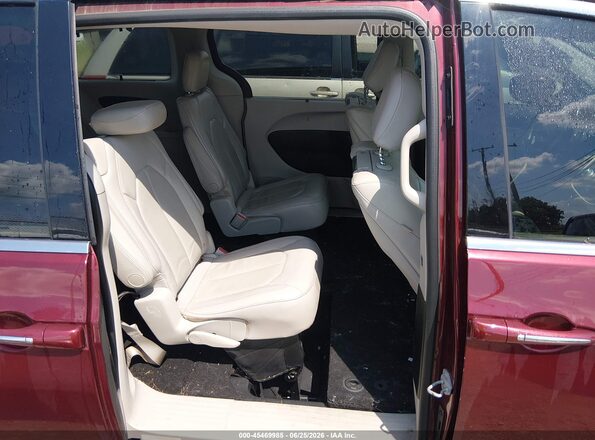 2C4RC1EG1HR593525 2017 CHRYSLER PACIFICA Maroon Widok naklejki z numerem VIN