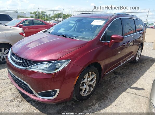 2C4RC1EG1HR593525 2017 CHRYSLER PACIFICA Maroon Widok z przodu