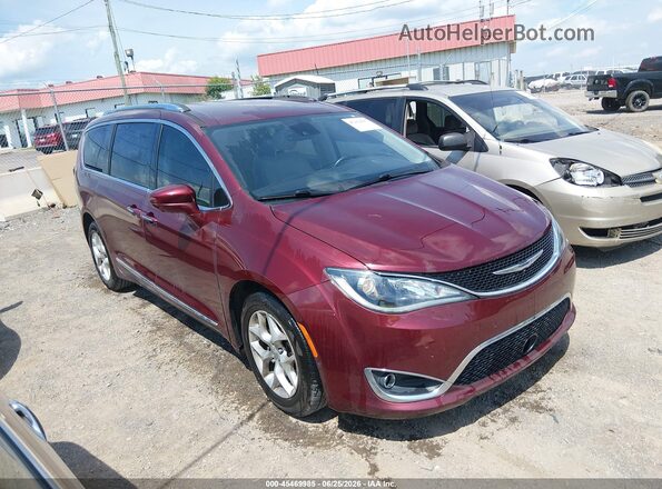 2C4RC1EG1HR593525 2017 CHRYSLER PACIFICA Maroon Widok wnętrza z tyłu