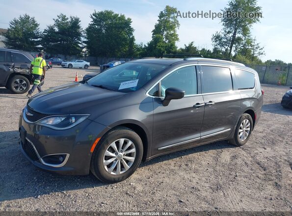 2C4RC1EG1JR112887 2018 CHRYSLER PACIFICA Gray Przód lewy