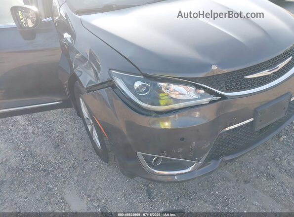 2C4RC1EG1JR112887 2018 CHRYSLER PACIFICA Gray Widok z przodu