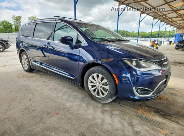 2C4RC1EG1JR193583 2018 CHRYSLER PACIFICA Blue Delantero derecho