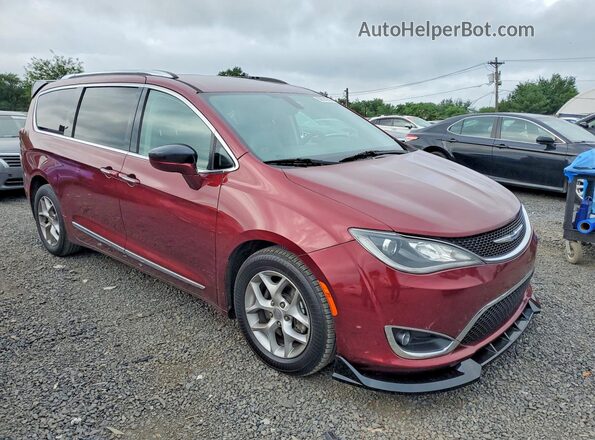 2C4RC1EG1JR270730 2018 CHRYSLER PACIFICA Бордовый Передняя правая четверть