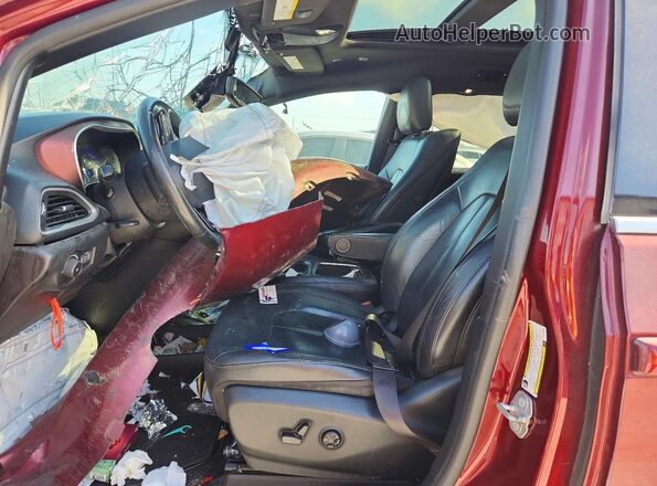 2C4RC1EG1LR110804 2020 CHRYSLER PACIFICA Red Widok wnętrza z przodu