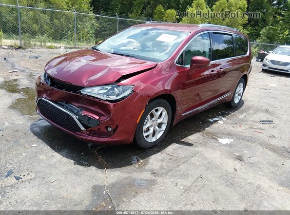 2C4RC1EG2HR578046 2017 CHRYSLER PACIFICA Red Առջևի ձախ երեք քառորդ տեսարան