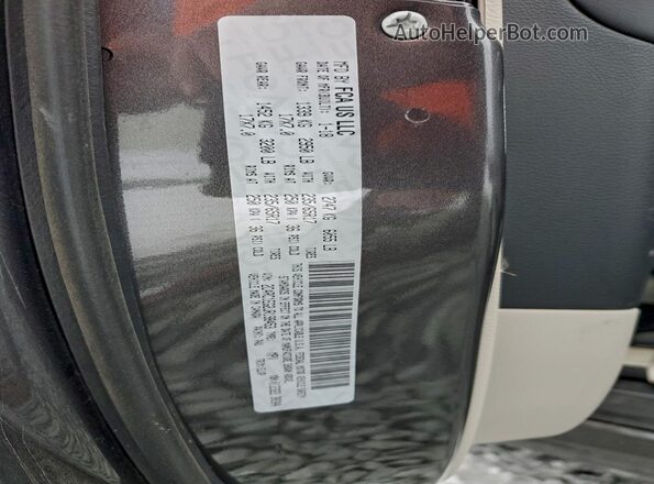 2C4RC1EG2JR198453 2018 CHRYSLER PACIFICA Silver VIN sticker view