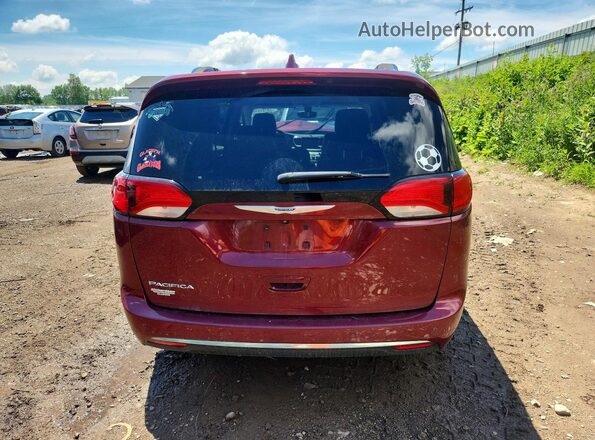 2C4RC1EG2JR289612 2018 CHRYSLER PACIFICA Burgundy Widok z tyłu