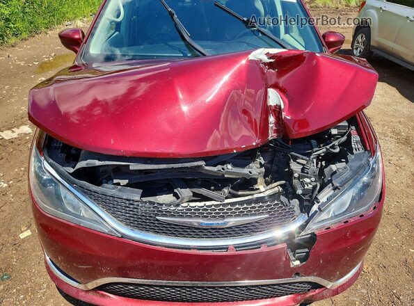 2C4RC1EG2JR289612 2018 CHRYSLER PACIFICA Burgundy Widok komory silnika