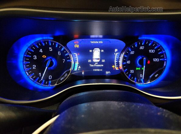2C4RC1EG2KR645381 2019 CHRYSLER PACIFICA White Instrument cluster view