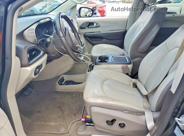 2C4RC1EG3HR537103 2017 CHRYSLER PACIFICA Black Vista interior delantera