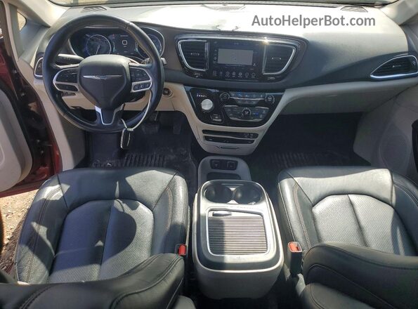 2C4RC1EG3KR722128 2019 CHRYSLER PACIFICA Burgundy Առջևի վահանակի տեսք