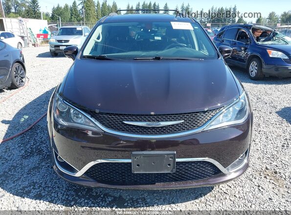 2C4RC1EG4HR592238 2017 CHRYSLER PACIFICA Maroon Vista interior trasera