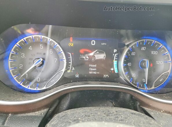 2C4RC1EG4HR850693 2017 CHRYSLER PACIFICA Gray ხელსაწყოთა პანელის ხედი