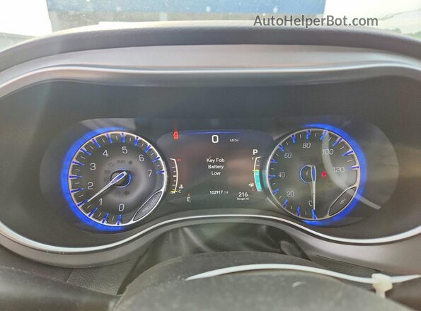 2C4RC1EG4JR227628 2018 CHRYSLER PACIFICA Угольный Вид щитка приборов
