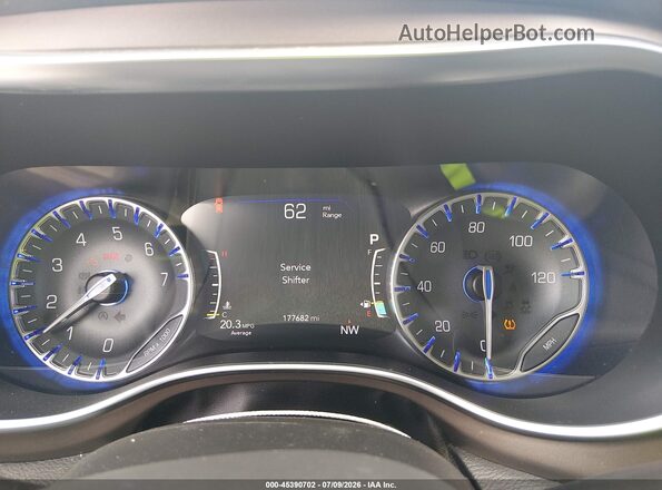 2C4RC1EG5HR669506 2017 CHRYSLER PACIFICA Blue Հետևի նստատեղերի տեսք