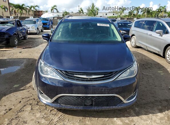 2C4RC1EG5JR106204 2018 CHRYSLER PACIFICA Blue Widok z przodu