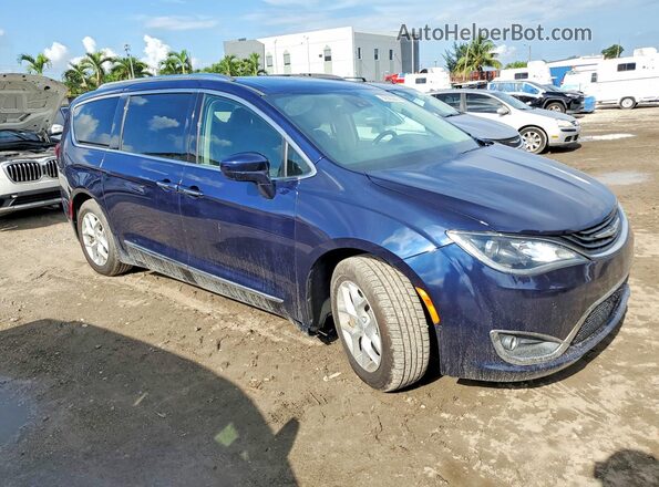 2C4RC1EG5JR106204 2018 CHRYSLER PACIFICA Blue Przód prawy
