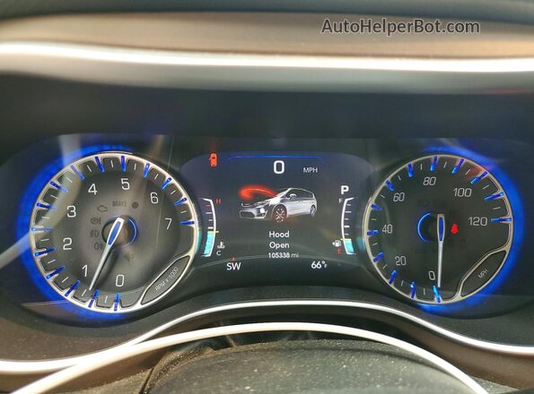 2C4RC1EG6HR844443 2017 CHRYSLER PACIFICA Gray Սարքավորումների վահանակի տեսք