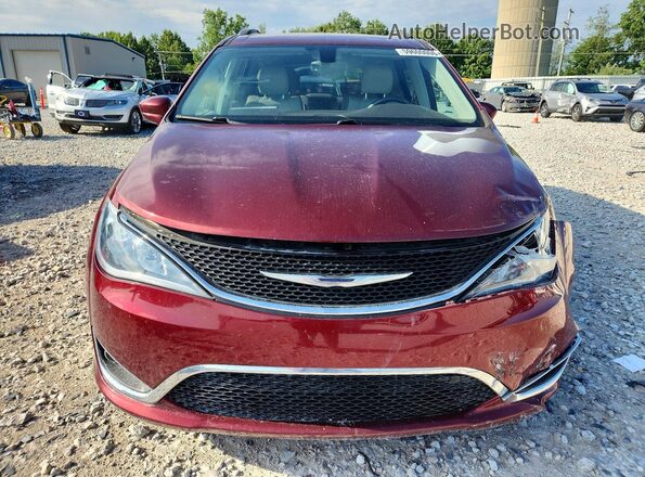 2C4RC1EG7HR587485 2017 CHRYSLER PACIFICA Burgundy Front view