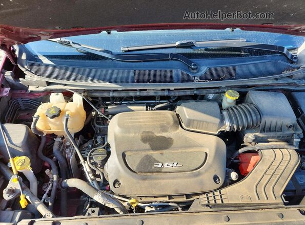 2C4RC1EG7HR587485 2017 CHRYSLER PACIFICA Burgundy Engine compartment view