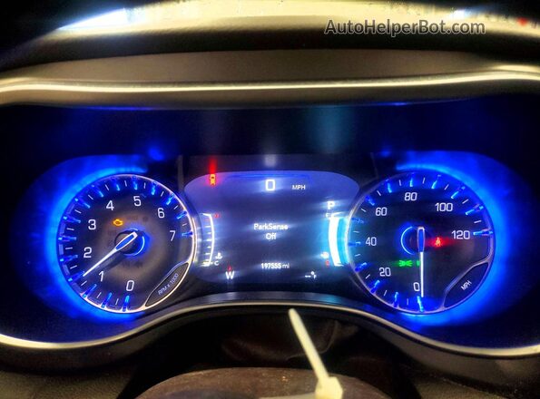 2C4RC1EG8HR669659 2017 CHRYSLER PACIFICA Tan Instrument cluster view