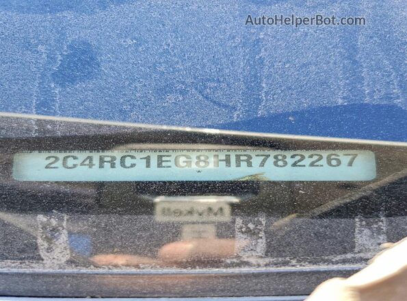 2C4RC1EG8HR782267 2017 CHRYSLER PACIFICA White Սալոնի 360 աստիճան տեսք