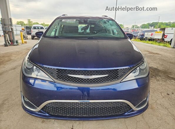 2C4RC1EG9HR669802 2017 CHRYSLER PACIFICA Blue წინა ხედი