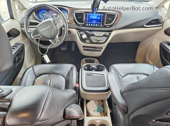 2C4RC1EG9HR669802 2017 CHRYSLER PACIFICA Blue წინა პანელის ხედი