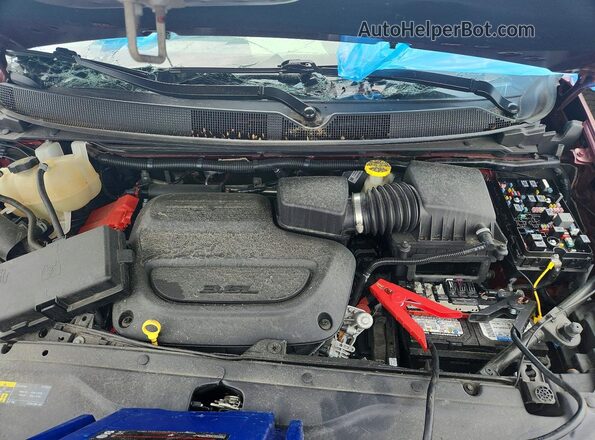 2C4RC1EG9KR644082 2019 CHRYSLER PACIFICA Бордовый Вид подкапотного пространства