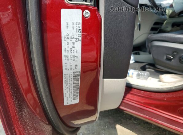 2C4RC1EG9KR644082 2019 CHRYSLER PACIFICA Бордовый Вид наклейки с VIN-кодом