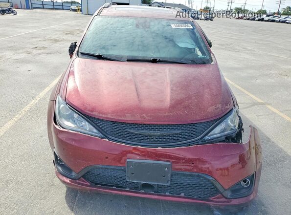 2C4RC1EGXKR507992 2019 CHRYSLER PACIFICA Burgundy Դիմացի տեսք