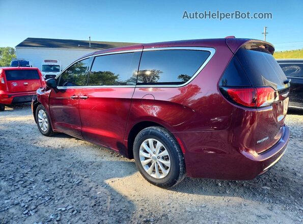 2C4RC1FG0JR117884 2018 CHRYSLER PACIFICA Burgundy Trasero izquierdo