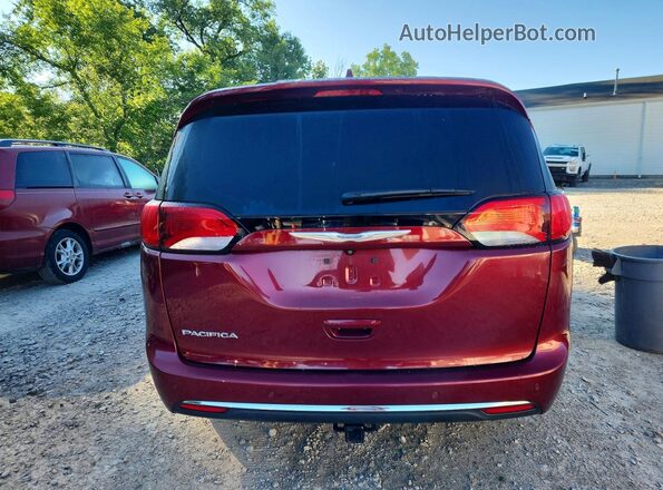2C4RC1FG0JR117884 2018 CHRYSLER PACIFICA Burgundy Vista trasera