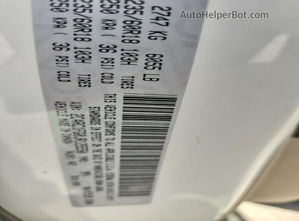 2C4RC1FG0JR125550 2018 CHRYSLER PACIFICA White Вид наклейки з VIN-кодом